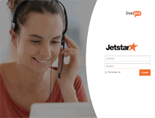 Tablet Screenshot of jetstar.livepro.com.au
